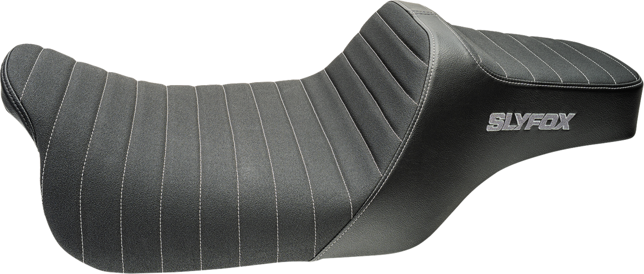 Slyfox High Noon Classic Stitch Seat fits 2008-2024 Harley Touring FLTR FLHX