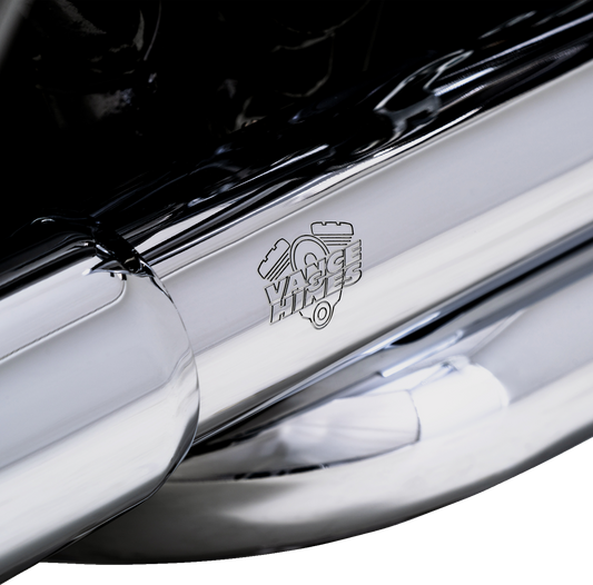 Vance & Hines Dresser Duals Chrome Header System for 2017-24 Harley Touring M8