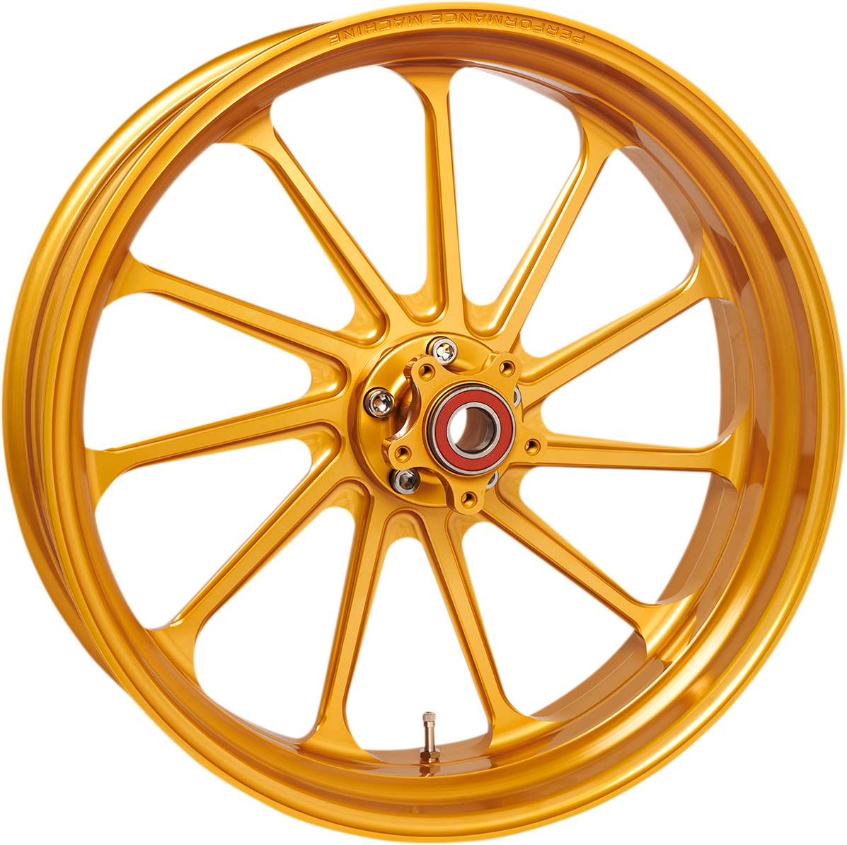 Performance Machine Assault 18 x 5.5 Rear ABS Gold Wheel 2009-22 Harley Touring