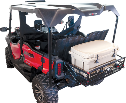 Sizmik Black Cargo Utility Bed Extender 2016-2019 Honda Pioneer 700 1000 Deluxe