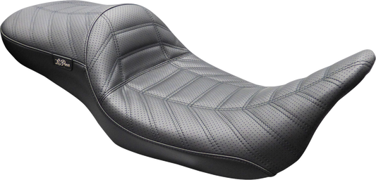 Le Pera Maverick Daddy Long Legs Indy Stitch Seat fits 2008-2025 Harley Touring
