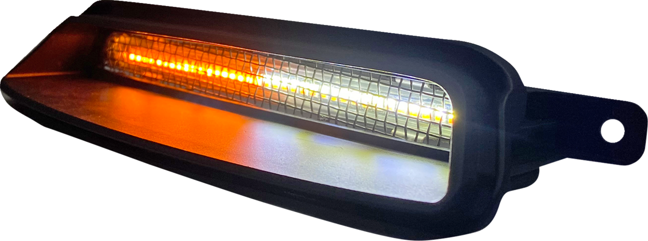 Custom Dynamics Black LED Fairing Vent Insert for 2019-2024 Indian Chieftain