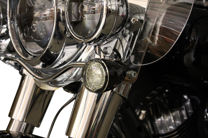 Custom Dynamics Chrome Probeam Front LED Turn Signal Kit 2014-2023 Indian Chief