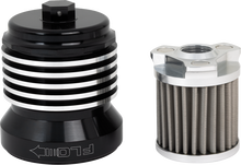 PC Racing Flo Black Reusable 304 Stainless Steel Oil Filter 1982-26 Harley