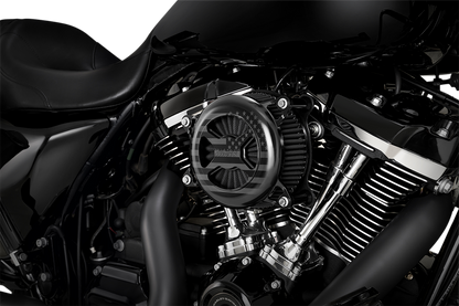 Vance & Hines Black VO2 America Air Filter Cleaner Kit 2017-2024 Harley Touring