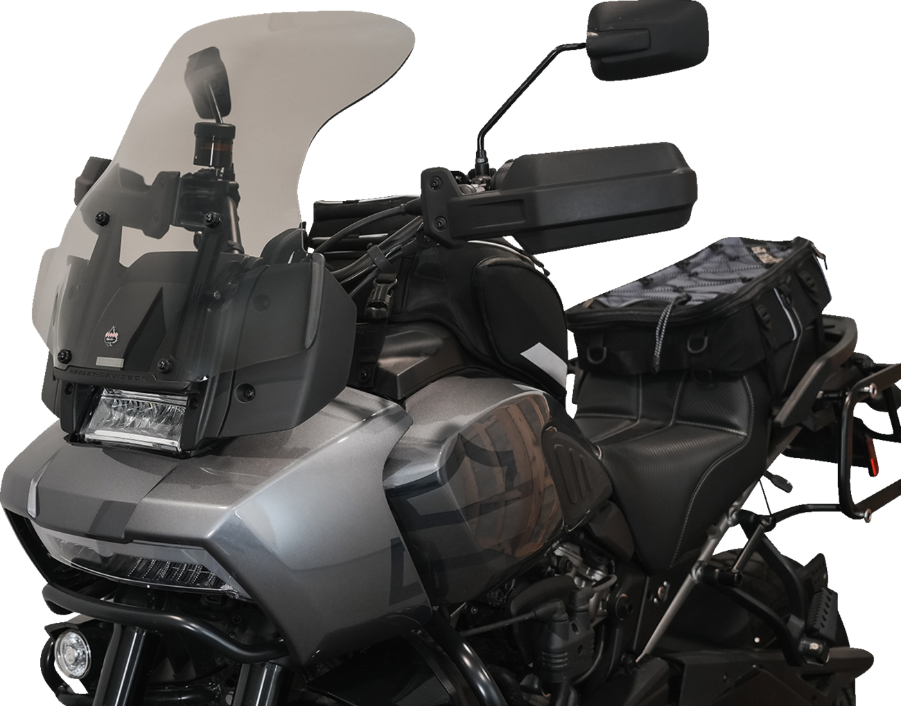 Klock Werks Flare 15.5" Tinted Windshield for 2021-2023 Harley Pan America 1250