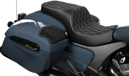 Drag Specialties Freedom Silver Diamond Seat 2020-25 Indian Challenger Chieftain