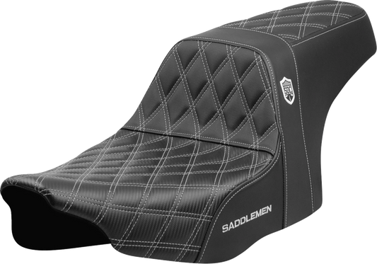 Saddlemen SDC Pro Series Silver Lattice Gel Seat fits 2023-2025 Harley Touring