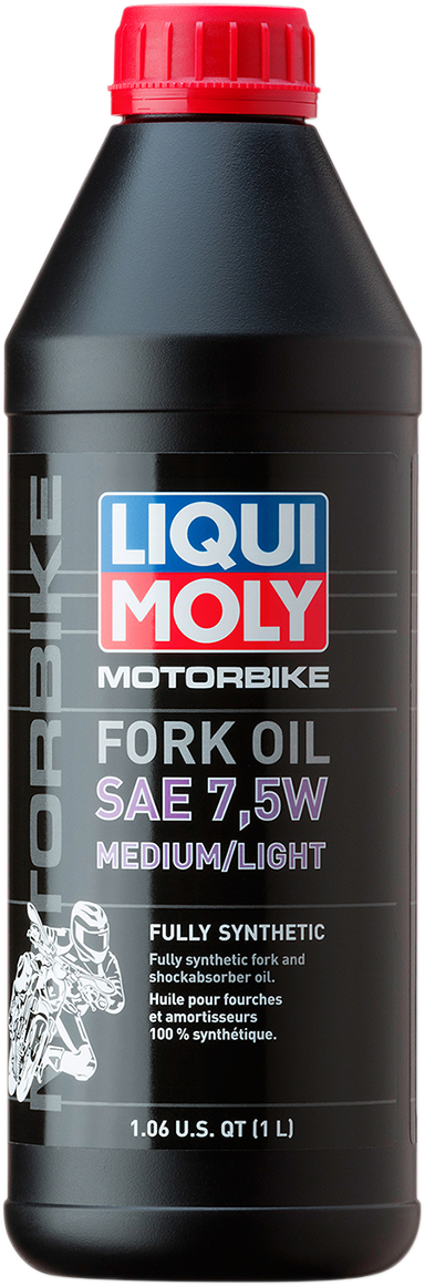 Liqui Moly 1 Liter 7.5W Medium Light Motorcycle Front Fork Oil Fluid for Harley