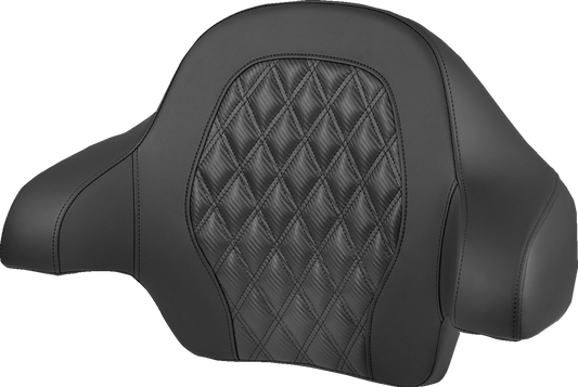 Saddlemen Carbon Lattice Tour Pak Passenger Backrest Pad 2014-25 Harley Touring