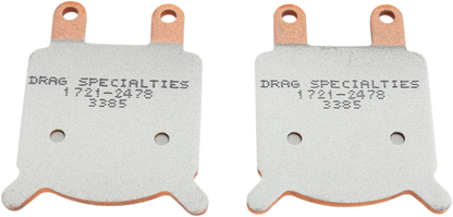 Drag Specialties Premium Sintered Metal Brake Pad Set for BDL GMA "B" Calipers