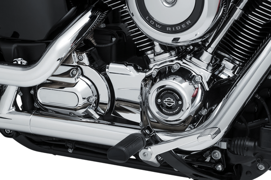 Kuryakyn 6456 Chrome Precision Outer Transmission Shroud 18-21 Harley Softail
