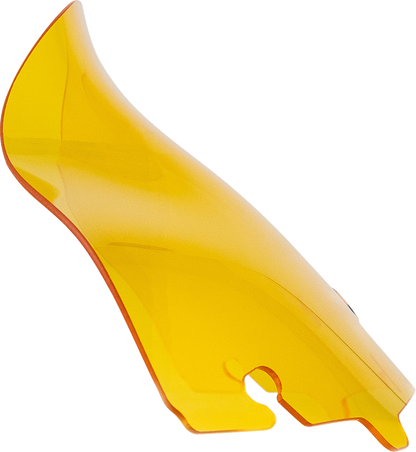 Klock Werks Kolor Flare 6.5" Yellow Windshield for 2014-2023 Harley Touring FLHX