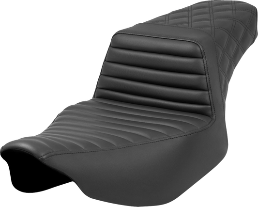 Saddlemen Step Up Tuck n Roll Lattice Gelcore Seat fits 2023-2025 Harley Touring