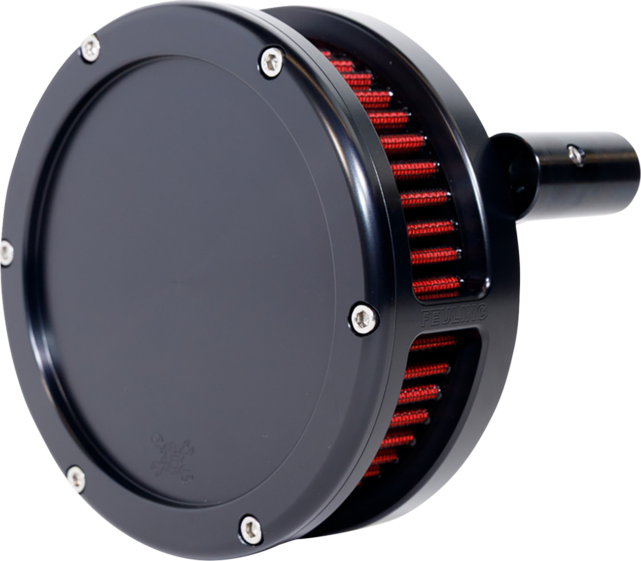 Feuling BA Slim Solid Black Air Filter Kit fits 1999-2017 Harley Touring Dyna