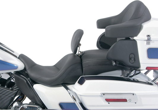 Mustang Lowdown Seat & Backrest fits 2008-2024 Harley Davidson Touring 79703