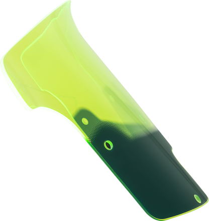 Klock Werks 9" Green Ice Flare Windshield fits 2025-2026 Indian Powerplus Models