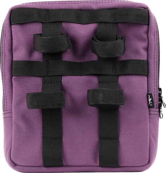 Thrashin Supply Purple Motorcycle Handlebar Storage Bag Slim for Harley THB-0033