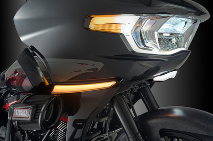 Ciro Black Winglet Fairing Light Kit fits 2023-2026 Harley Road Glide 42501