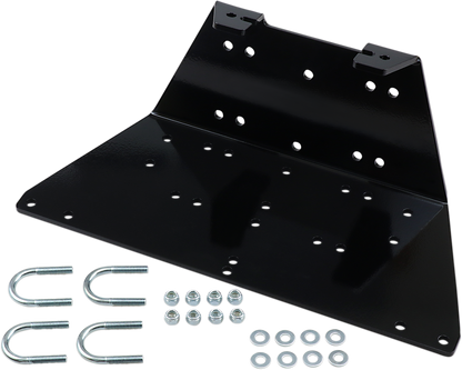 Moose Utility Black UTV Front Winch Mounting Kit for 2005-2020 Kawasaki KAF Mule