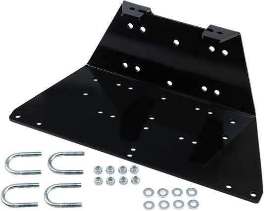 Moose Utility Black UTV Front Winch Mounting Kit for 2005-2020 Kawasaki KAF Mule