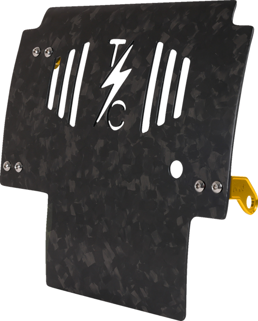 Thrashin Carbon Fiber Forged Gold Skid Plate fits 2023-2025 Harley Touring FLHX