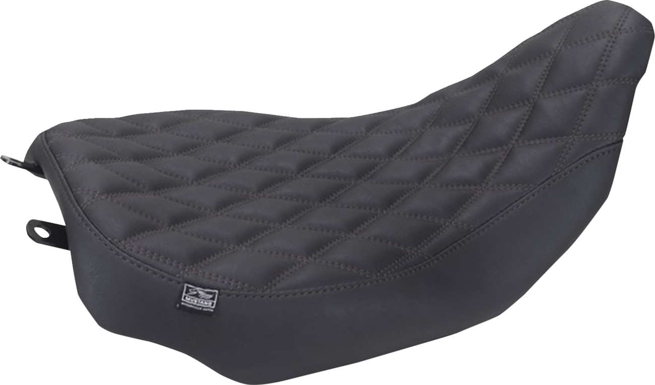 Mustang Runaround Black Diamond Solo Seat for 2023-2026 Harley Road Street Glide