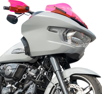 Klock Werks Flare Pink Ice Hand Guards fits 2002-2025 Harley Hydraulic Clutch