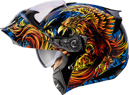 Icon Threshold Burn Birdie Burn Modular Full Face Adult Street Motorcycle Helmet