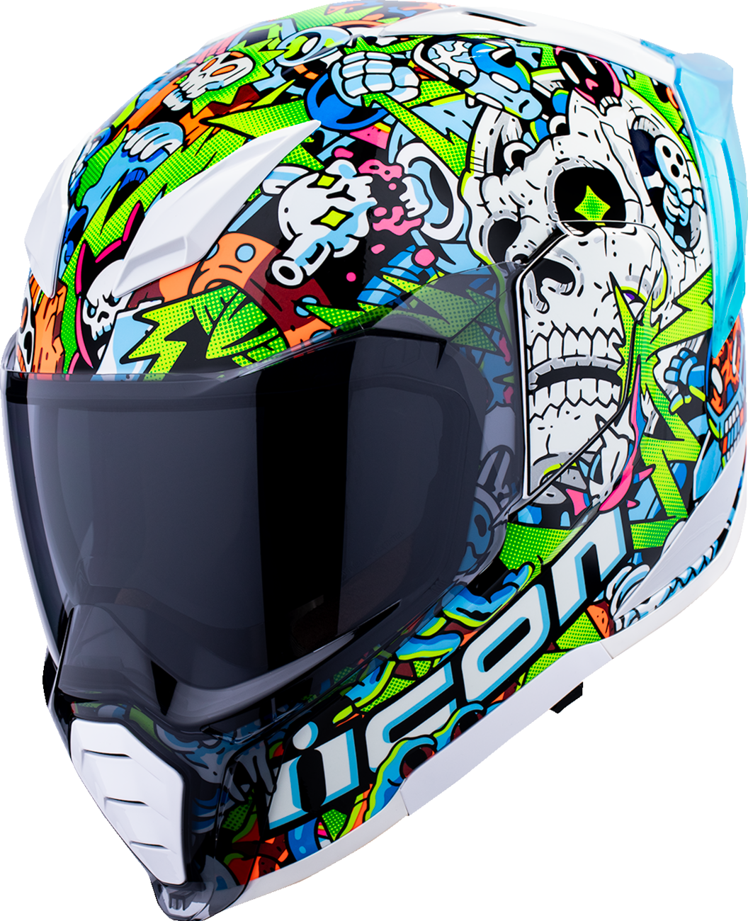 Icon Ultraflite Doodle 3 MIPS Full Face Unisex Adult Street Motorcycle Helmet