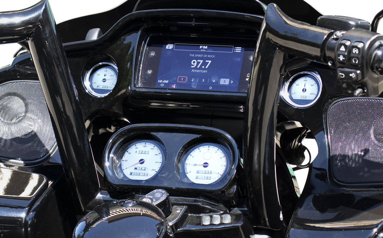 Koso HD-03X TFT Electronic Multi-Function Gauge Set for 2014-2023 Harley Touring