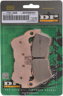 DP Sintered Metal Copper Front Brake Pad Set for 2014-2022 Harley Sportster