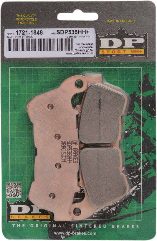 DP Sintered Metal Copper Front Brake Pad Set for 2014-2022 Harley Sportster