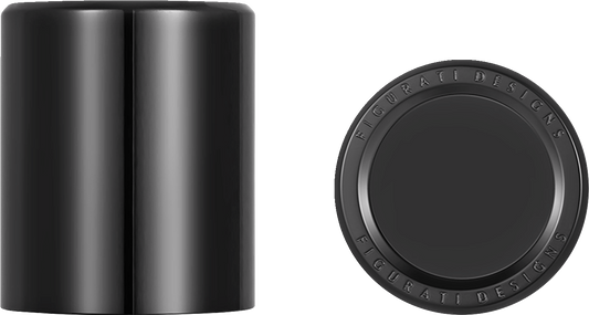 Figurati Black Short Magnetic Docking Hardware Covers for Harley Davidson