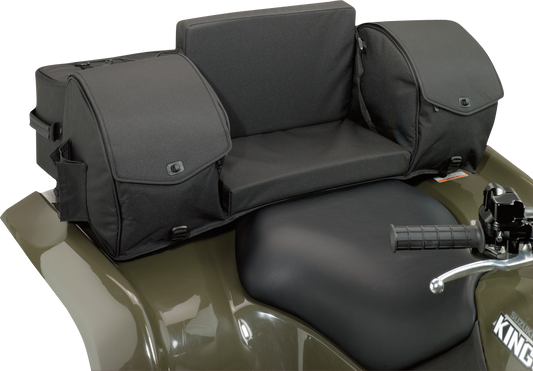Moose Black 37" x 19" x 12" Rear Ridgetop ATV Storage Rack Bag & Foam Seat