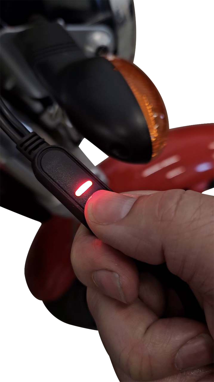 Koso Universal Black 12V-Powered Heated Rubber Handlebar Grip Wraps AX210001