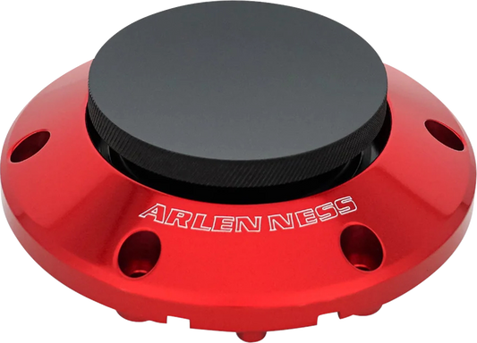 Arlen Ness Red Pop Up Gas Fuel Cap fits 2023-2026 Harley Street Road Glide M8