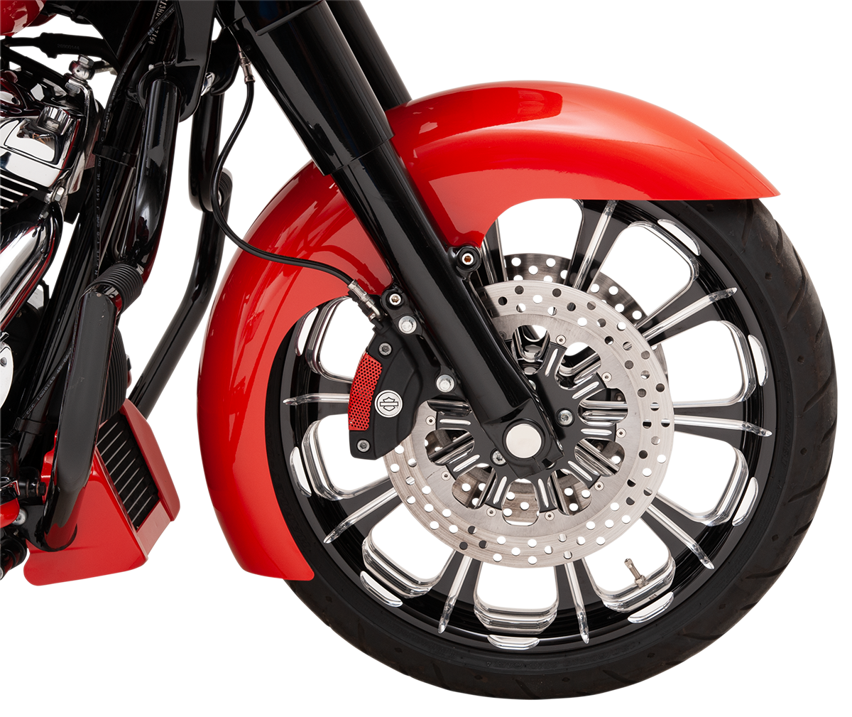 Klock Werks Hugger 19" Front Fender 2006-2022 Dyna Softail Street Bob Low Rider