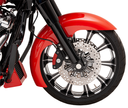 Klock Werks Hugger 19" Front Fender 2006-2022 Dyna Softail Street Bob Low Rider