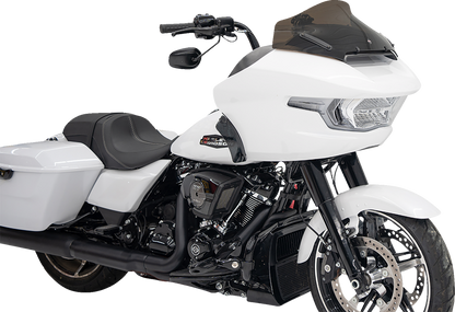 Klock Werks Kolor Flare 10" Bronze Windshield for 2023-2025 Harley Road Glide
