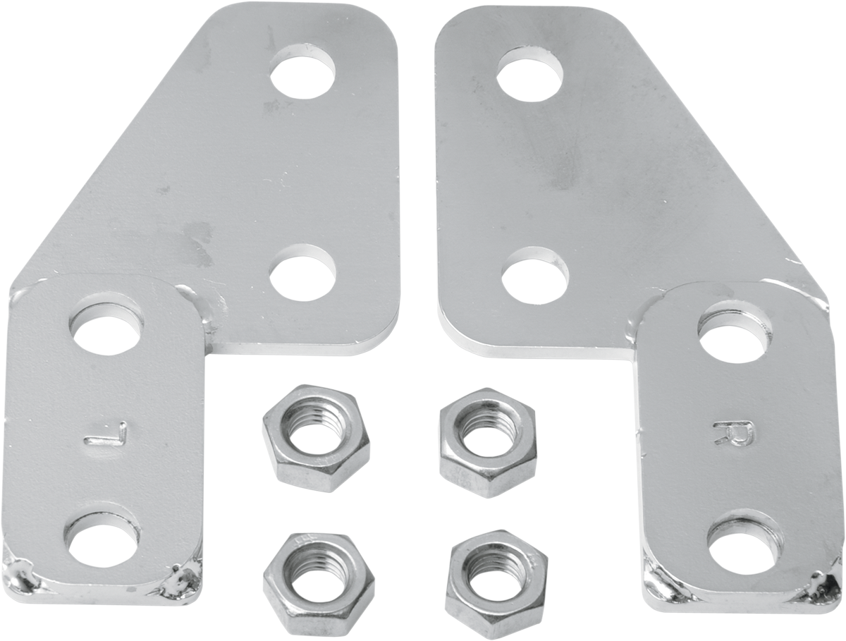 Drag Specialties Chrome License Plate Bar Eliminator for 1997-08 Harley Touring