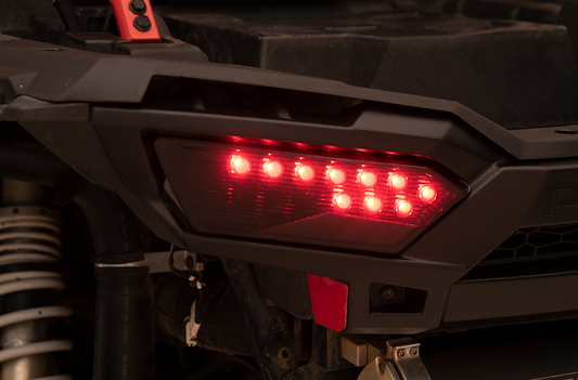 Moose Utility Black UTV Side by Side Taillights 2014-20 Polaris RZR XP Turbo RS1