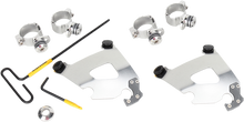 Memphis Shades Cafe Fairing & Polished Mount Kit for 11-19 Harley Sportster XLL