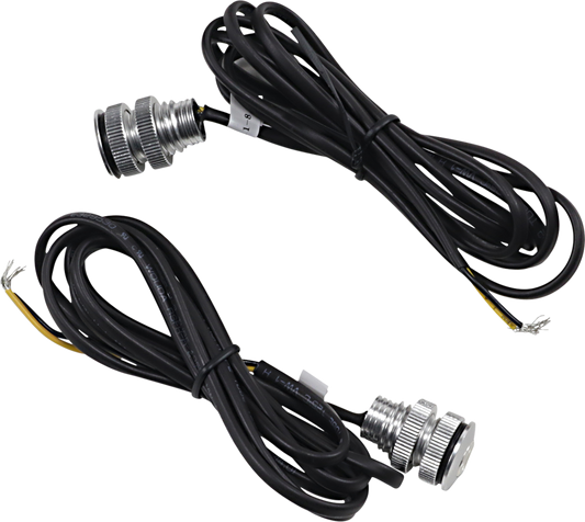 Custom Dynamics Amber LED Polished Boltz Universal Motorcycle Accent Lights