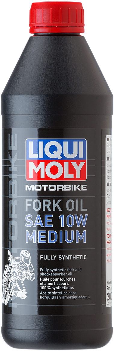 Liqui Moly 1 Liter 10W Medium Weight Motorcycle Front Fork Oil Fluid for Harley