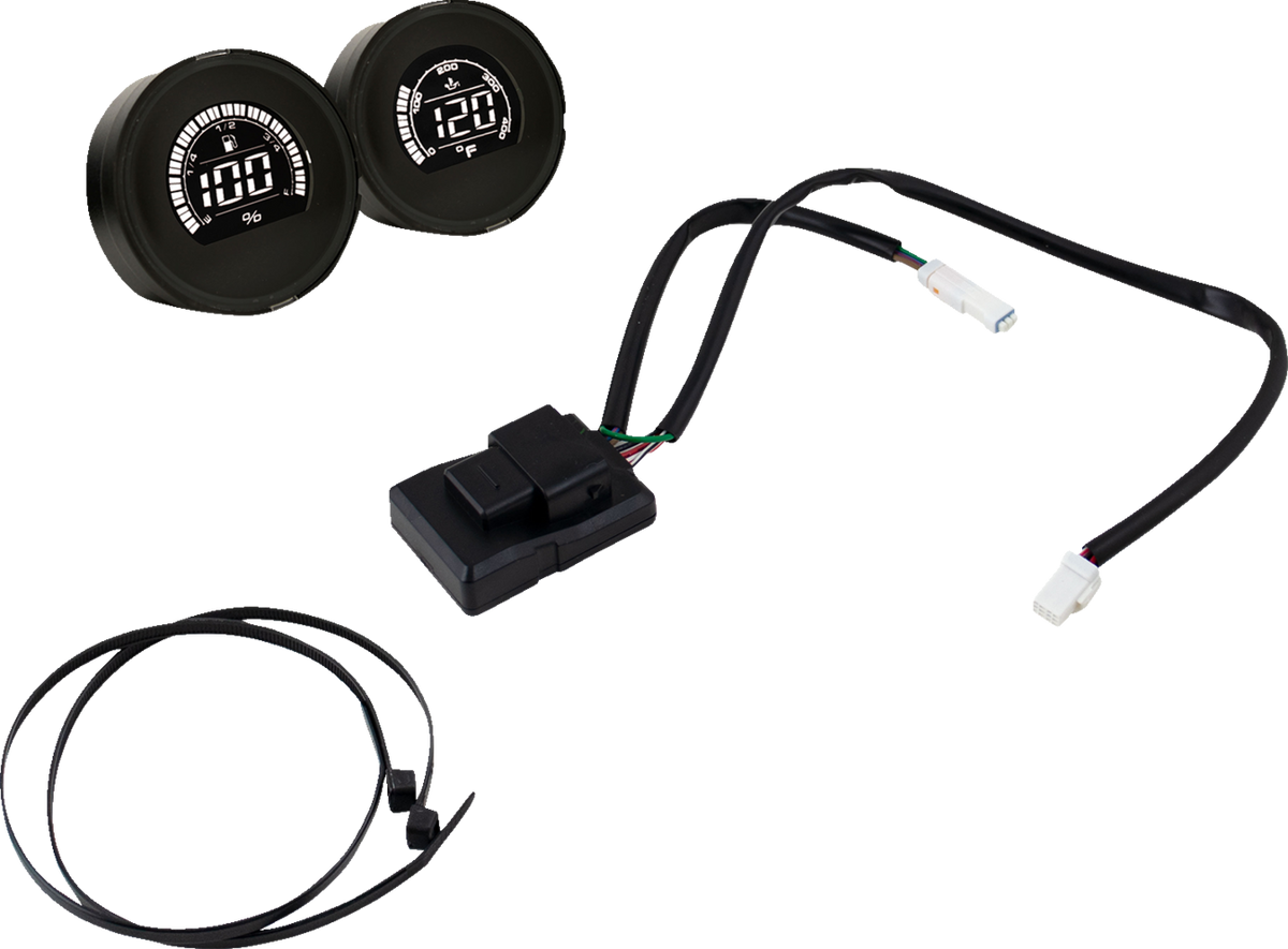 Koso D2 Add On Engine Temperature Digital Gauge Kit for 2014-2024 Harley Touring