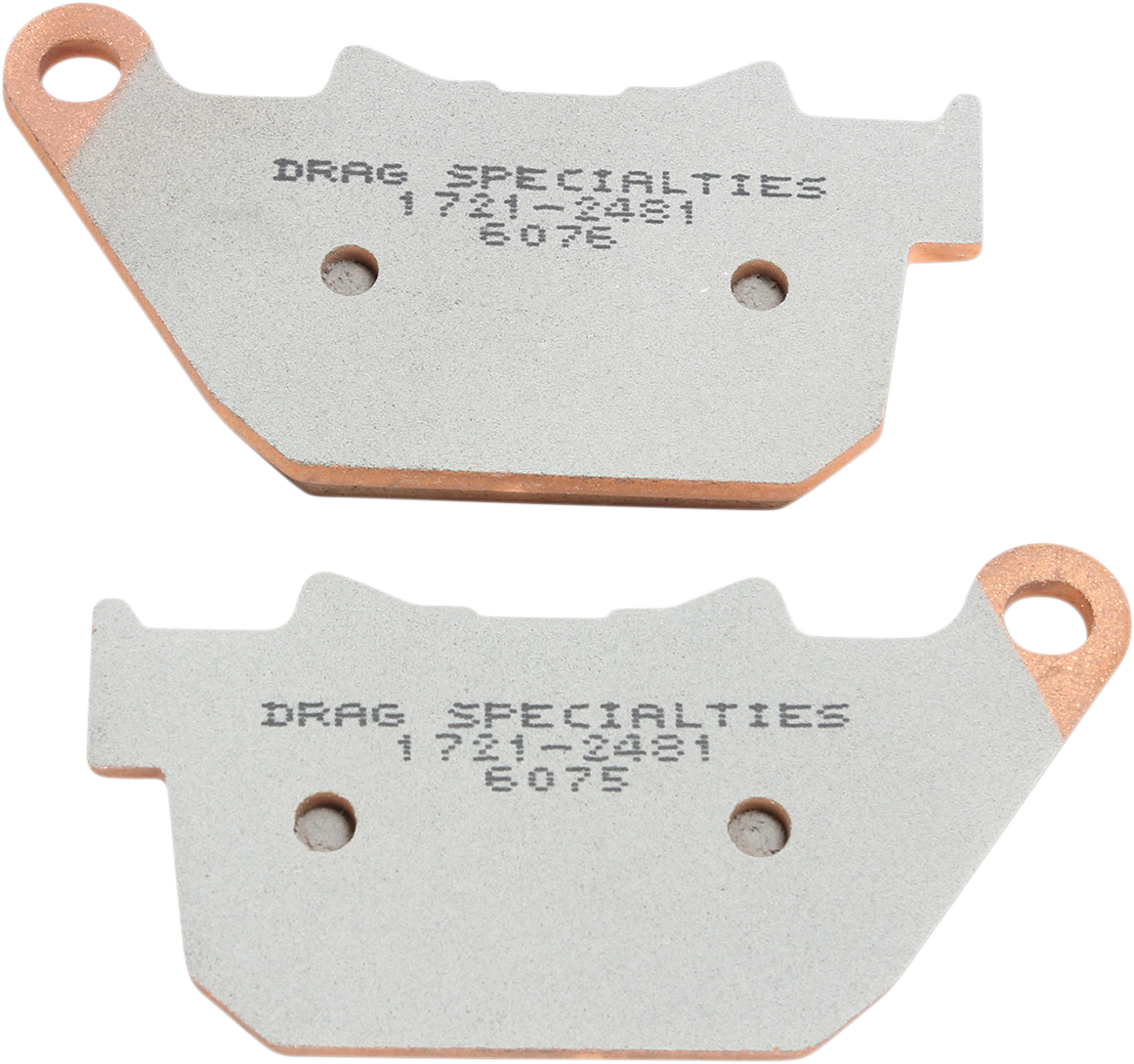 Drag Premium Sintered Metal Rear Brake Pad Set for 2004-2013 Harley Sportster
