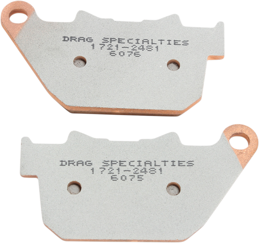 Drag Premium Sintered Metal Rear Brake Pad Set for 2004-2013 Harley Sportster