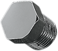 Gardner-Westcott 1/8" NPT Chrome Hex Motorcycle Drain Plug for Harley Davidson