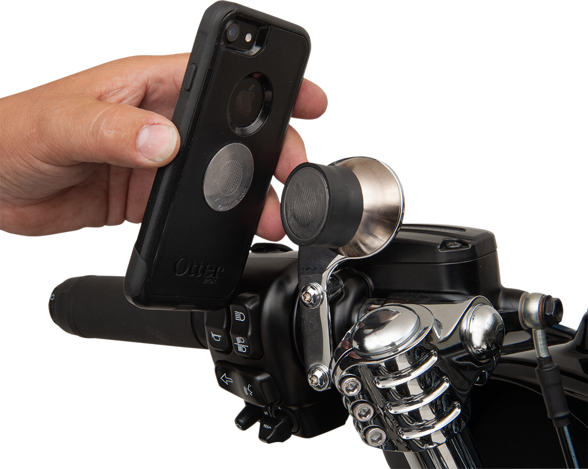 Klock Werks iOmounts Handlebar Phone Left Side Switch Mount Kit 1996-2023 Harley
